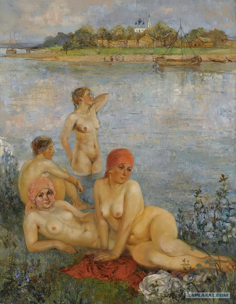 Купальщицы живопись СССР