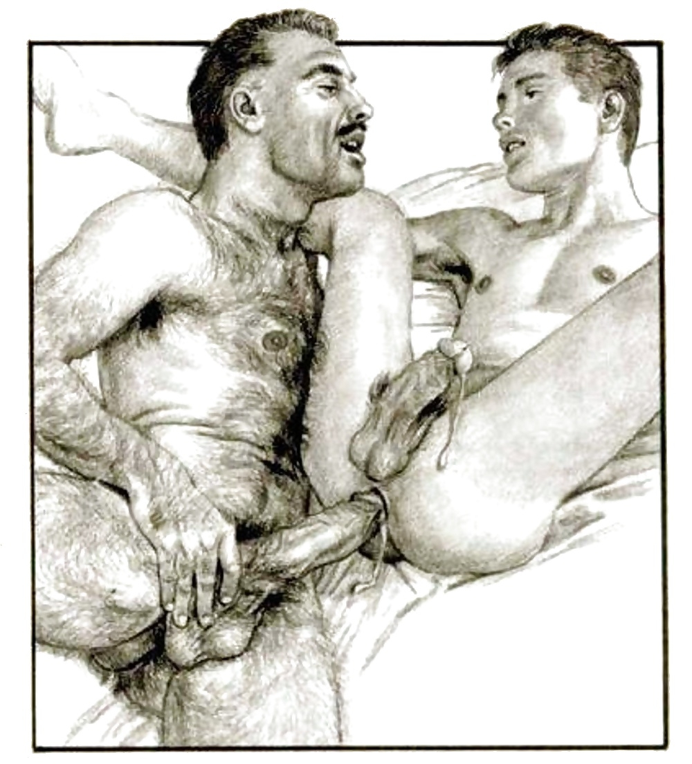 рисованные голые мужики фото 53