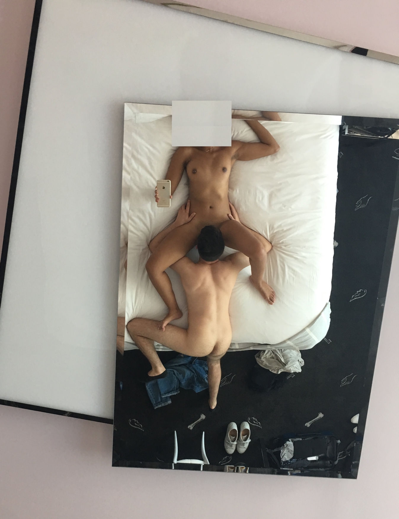 Ceiling mirror sex