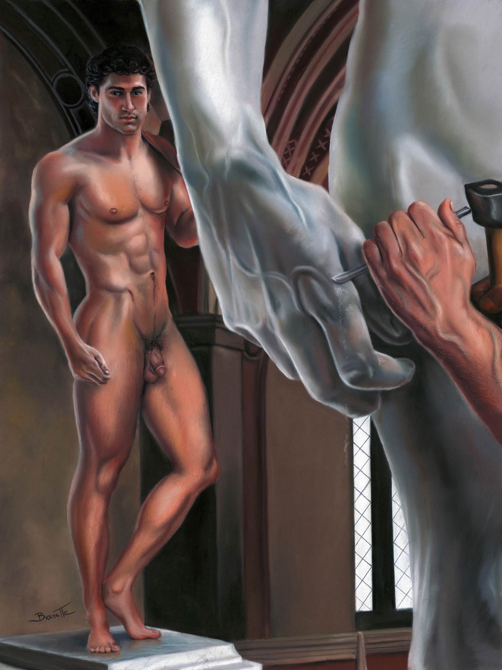 рисованные голые мужики фото 38