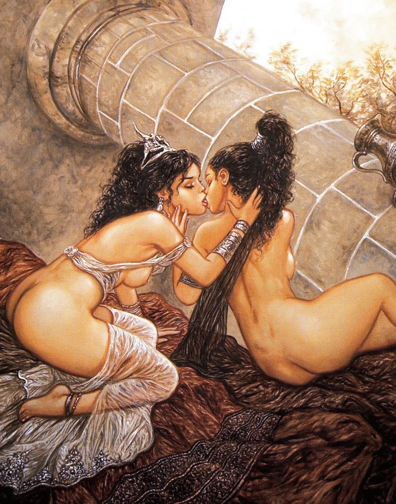 Ancient lesbian threesome