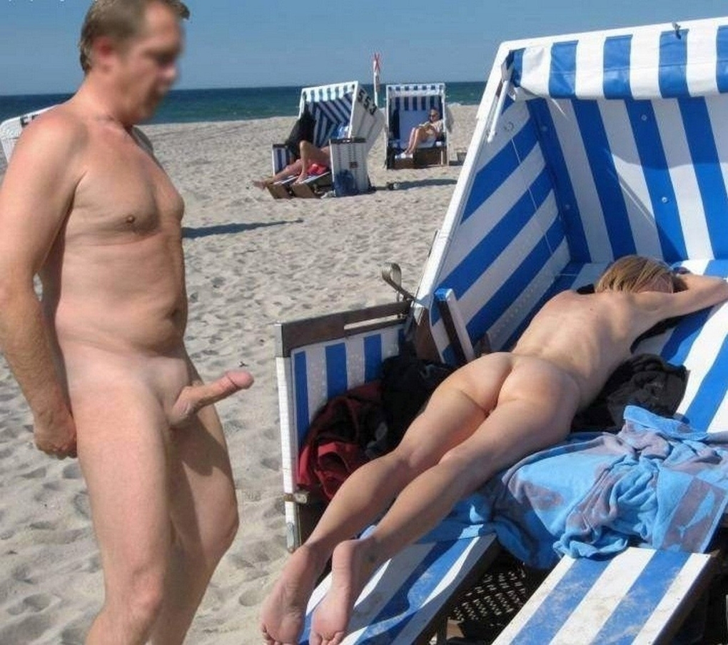 Случайная эрекция на пляже