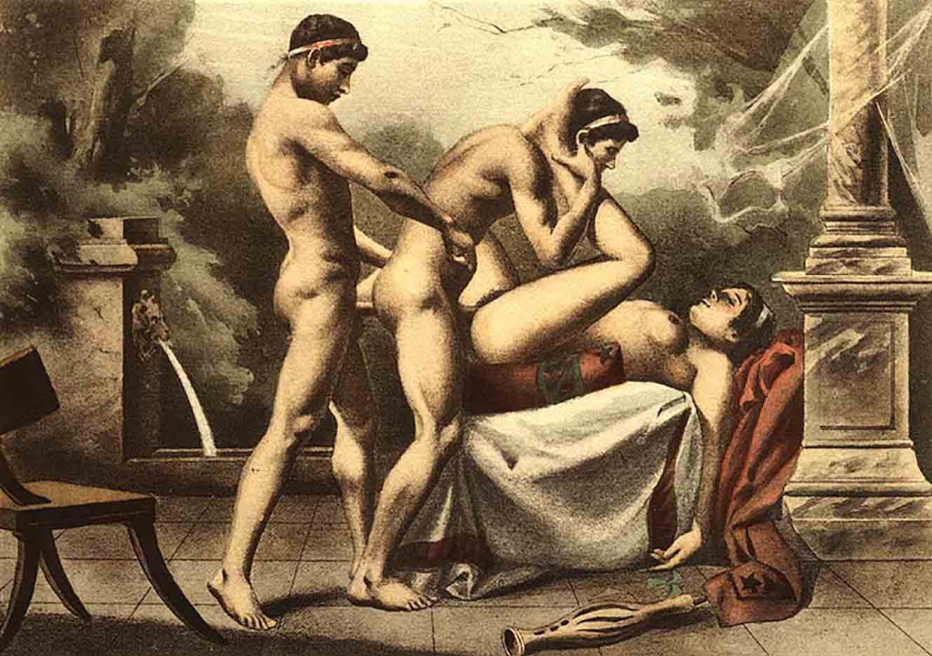 Старинная порнографическая живопись