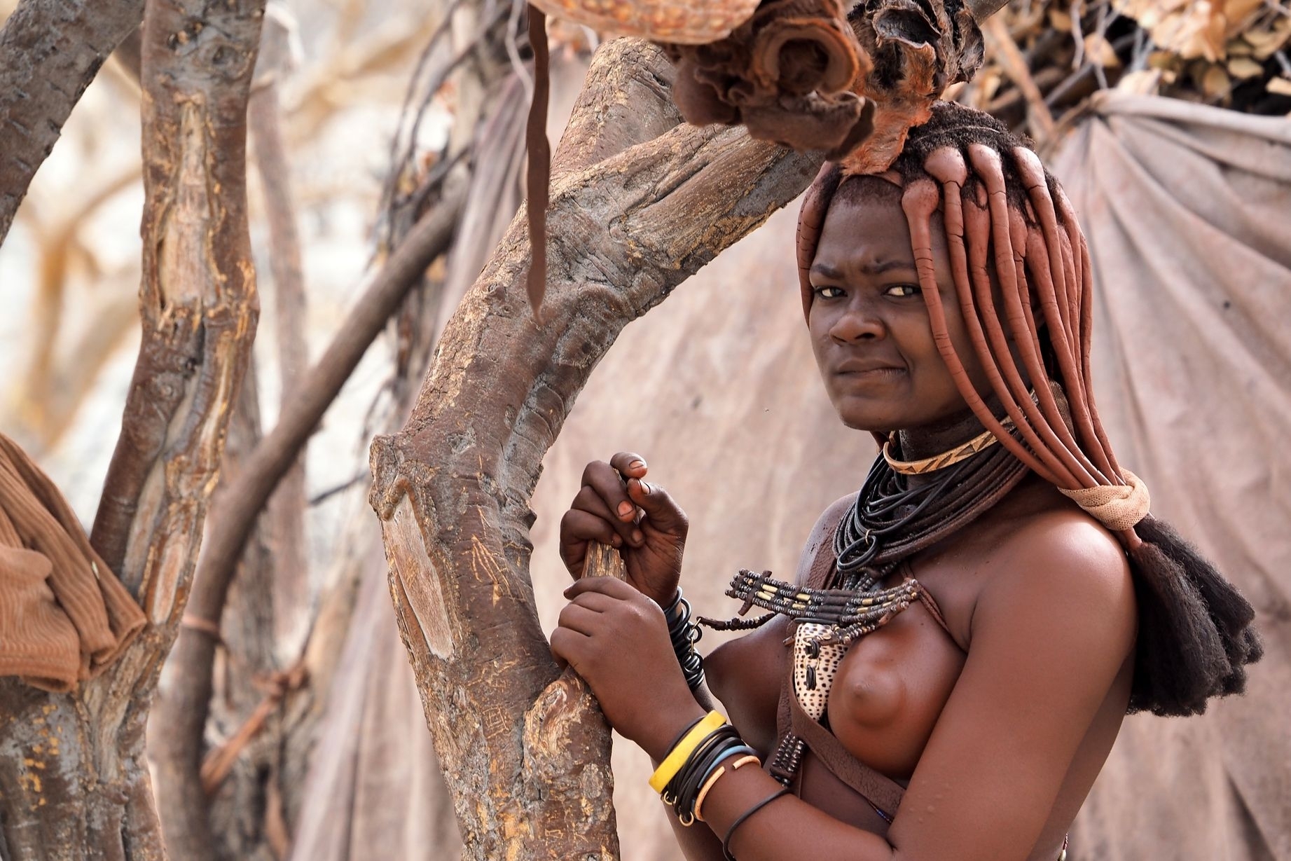 Женщины племени нуба (75 photo)
